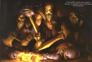 A Ghorad'din strike team invades a duergar stronghold to free a kidnapped Kundarak heir. 