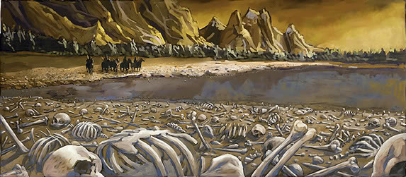 Des ossements au bord de l'Eau Pourpre Des ossements au bord de l'Eau Pourpre